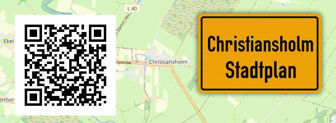 Stadtplan Christiansholm