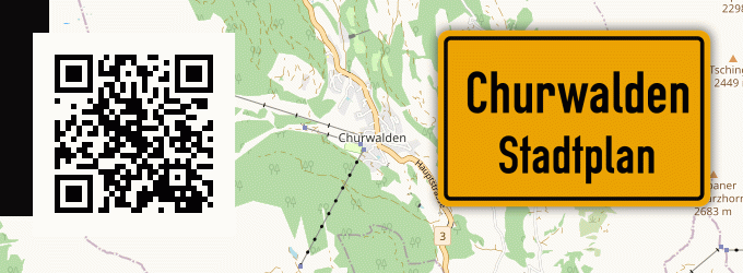 Stadtplan Churwalden