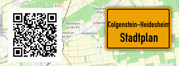 Stadtplan Colgenstein-Heidesheim
