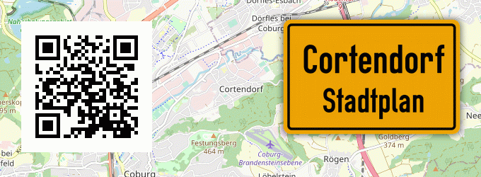 Stadtplan Cortendorf