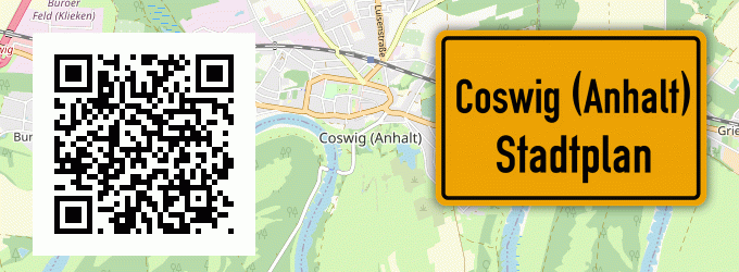 Stadtplan Coswig (Anhalt)