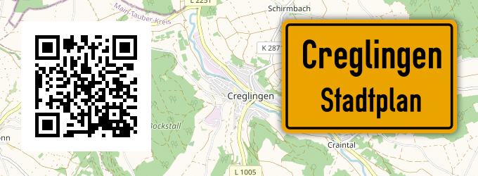 Stadtplan Creglingen