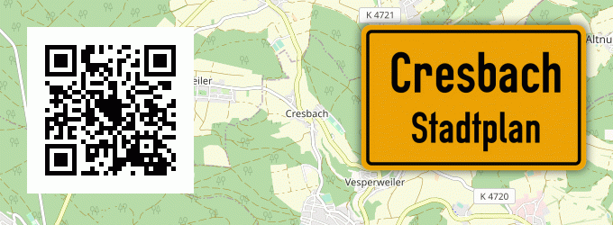 Stadtplan Cresbach