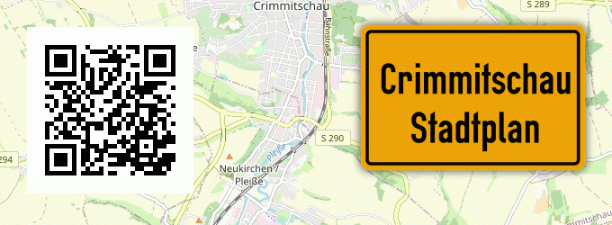 Stadtplan Crimmitschau