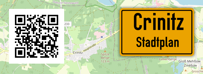 Stadtplan Crinitz