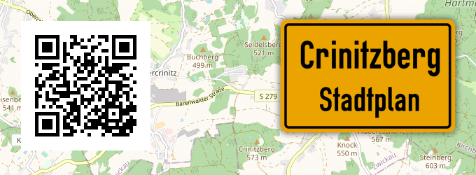 Stadtplan Crinitzberg