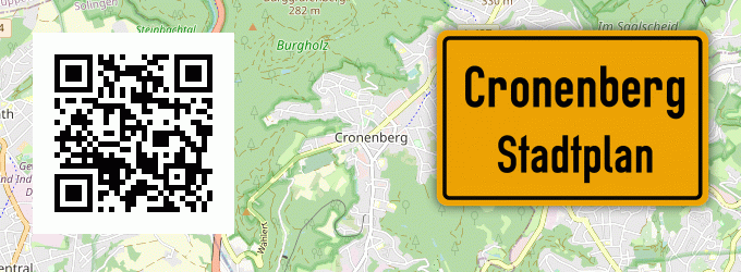 Stadtplan Cronenberg