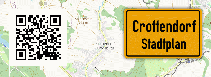 Stadtplan Crottendorf, Erzgebirge