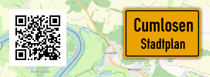 Stadtplan Cumlosen