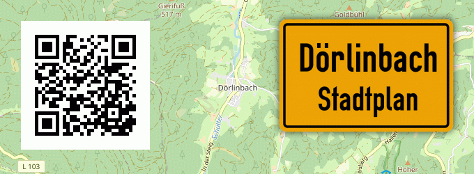 Stadtplan Dörlinbach