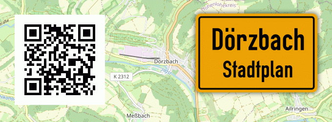 Stadtplan Dörzbach