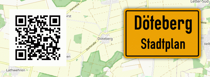 Stadtplan Döteberg