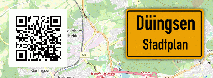 Stadtplan Düingsen