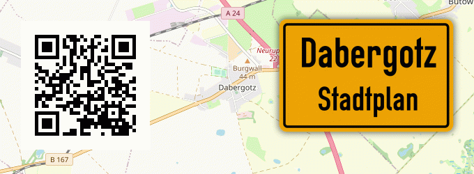 Stadtplan Dabergotz