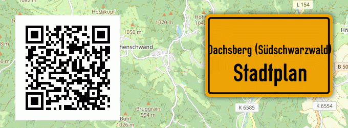 Stadtplan Dachsberg (Südschwarzwald)