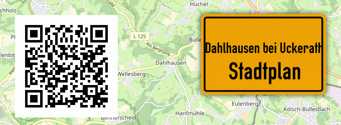 Stadtplan Dahlhausen bei Uckerath