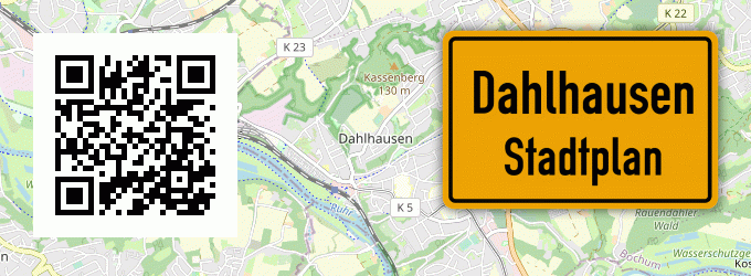 Stadtplan Dahlhausen