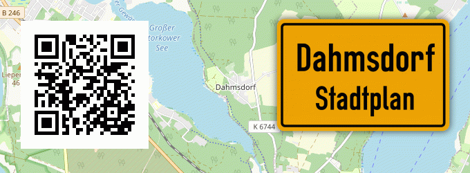 Stadtplan Dahmsdorf