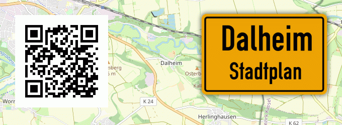 Stadtplan Dalheim, Westfalen