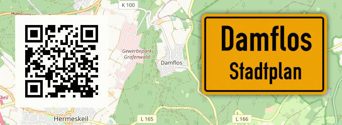 Stadtplan Damflos