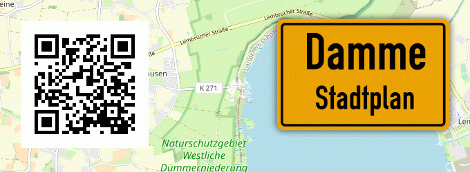 Stadtplan Damme, Dümmer