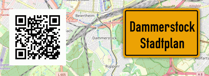 Stadtplan Dammerstock
