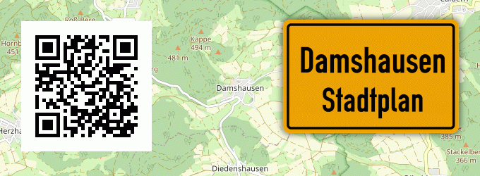 Stadtplan Damshausen