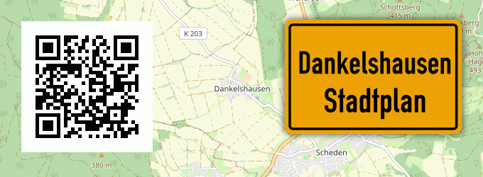 Stadtplan Dankelshausen