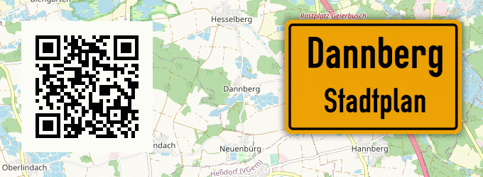 Stadtplan Dannberg