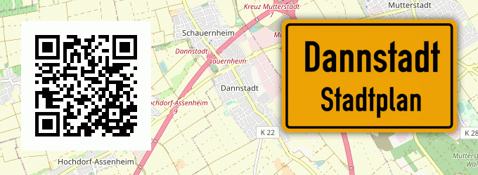 Stadtplan Dannstadt