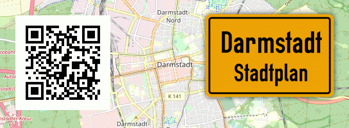 Stadtplan Darmstadt