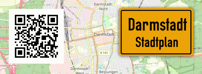 Stadtplan Darmstadt