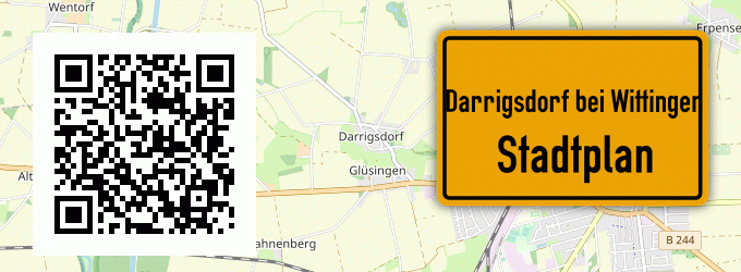 Stadtplan Darrigsdorf bei Wittingen, Niedersachsen