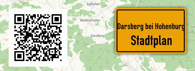 Stadtplan Darsberg bei Hohenburg