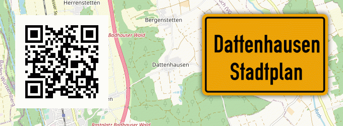 Stadtplan Dattenhausen, Kreis Illertissen