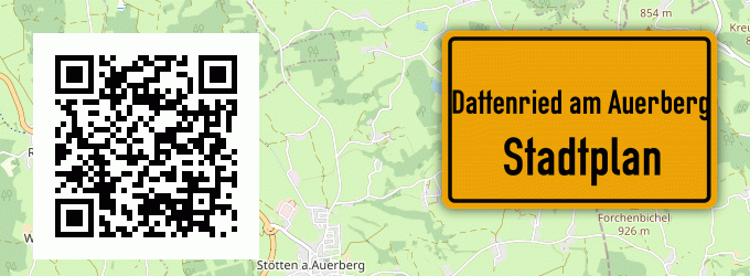 Stadtplan Dattenried am Auerberg