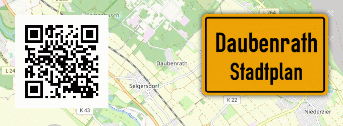 Stadtplan Daubenrath