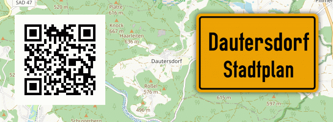 Stadtplan Dautersdorf