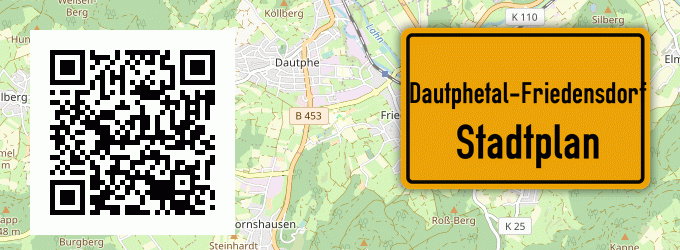 Stadtplan Dautphetal-Friedensdorf