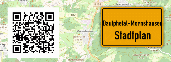 Stadtplan Dautphetal-Mornshausen