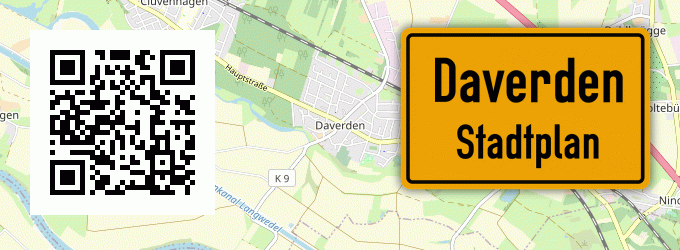Stadtplan Daverden