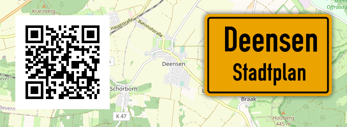 Stadtplan Deensen
