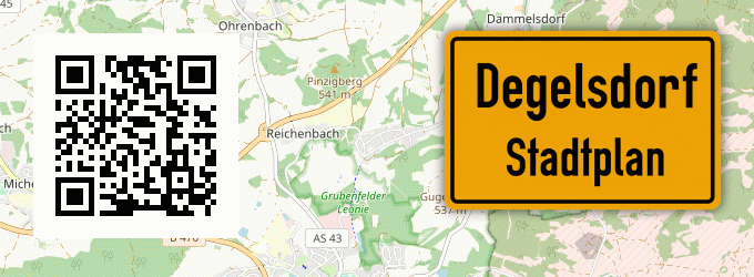 Stadtplan Degelsdorf, Oberpfalz