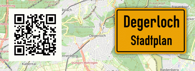 Stadtplan Degerloch