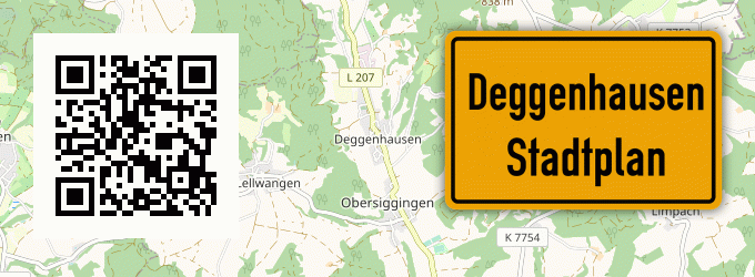 Stadtplan Deggenhausen