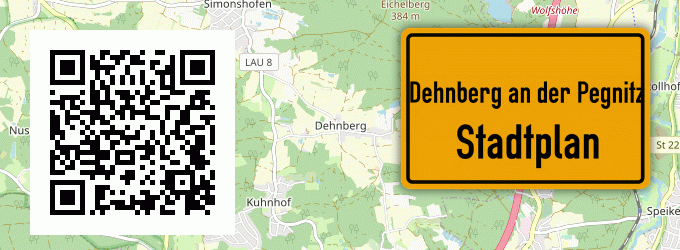 Stadtplan Dehnberg an der Pegnitz
