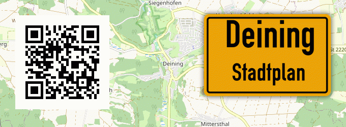 Stadtplan Deining, Oberpfalz