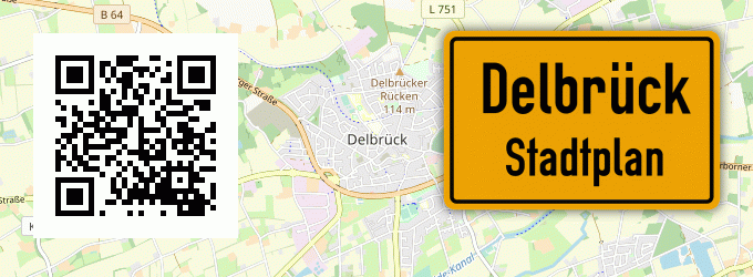 Stadtplan Delbrück