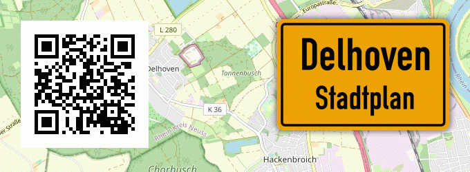 Stadtplan Delhoven