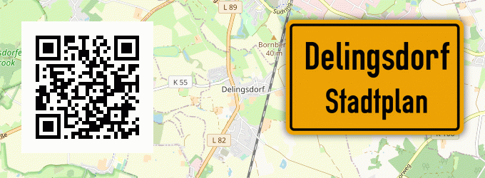 Stadtplan Delingsdorf